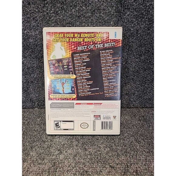 Wii Country Dance (Nintendo Wii, 2011) Nintendo Dance Game Complete Tested - Picture 2 of 4